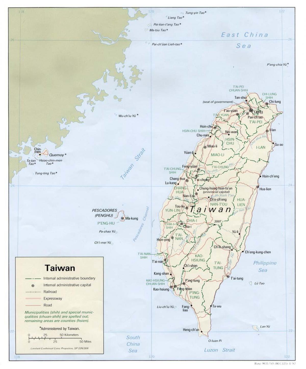 kaart xinbei taiwan