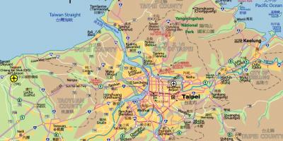Taipei kesklinna kaart
