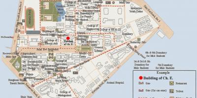 National taiwan university campus kaart