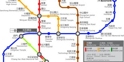 Thsr Taipei station kaart