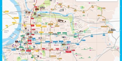 Taipei vaatamisväärsused kaart